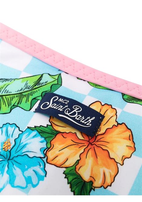 Bikini con logo SAINT BARTH | HOL0002 HOLLY STRINGCHECKY PALM 2131 01983B